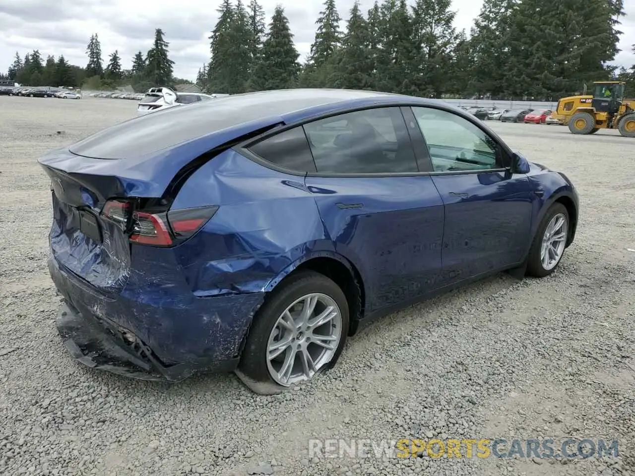 3 Photograph of a damaged car 7SAYGDEE6RF084627 TESLA MODEL Y 2024