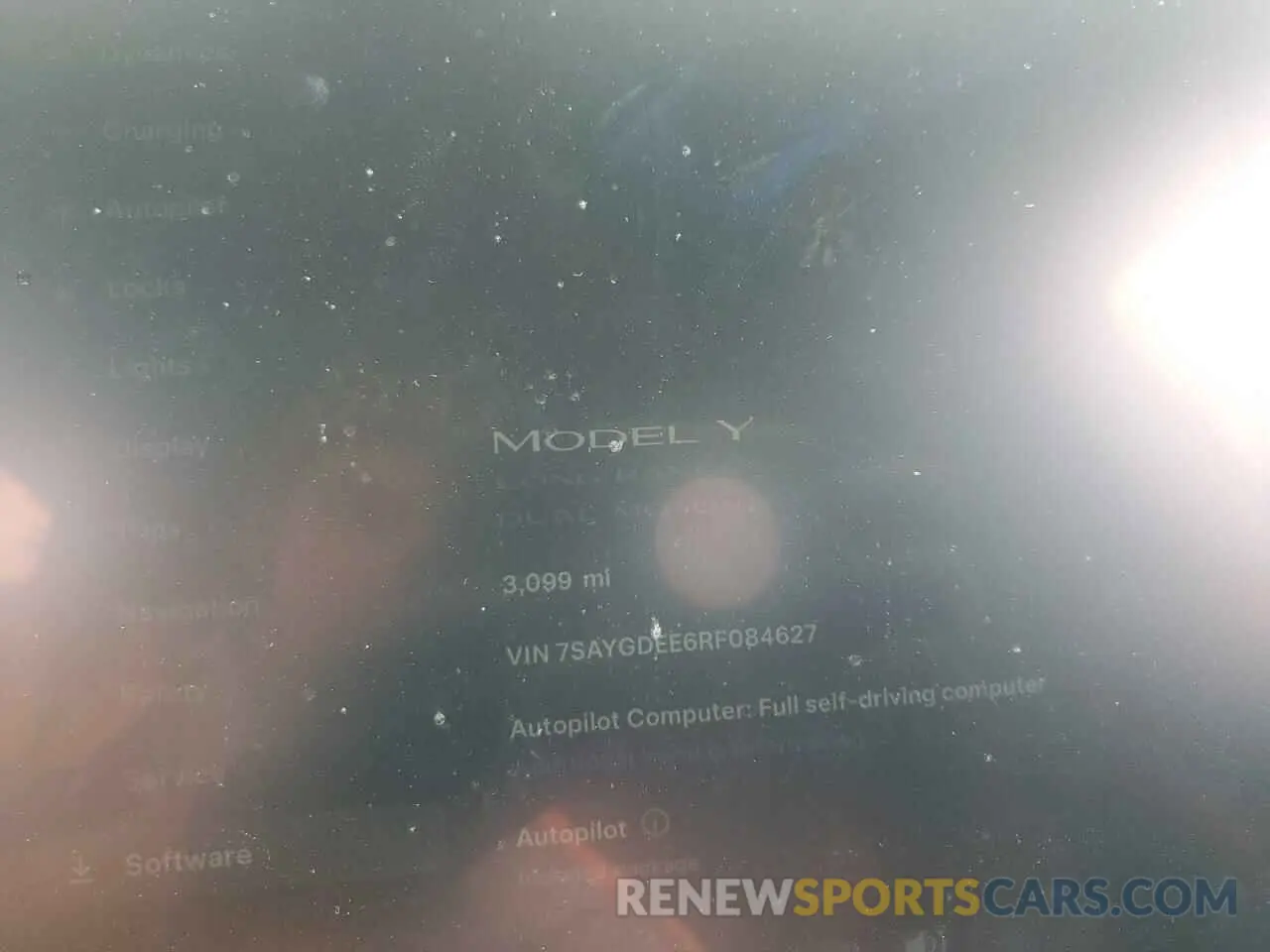 9 Photograph of a damaged car 7SAYGDEE6RF084627 TESLA MODEL Y 2024