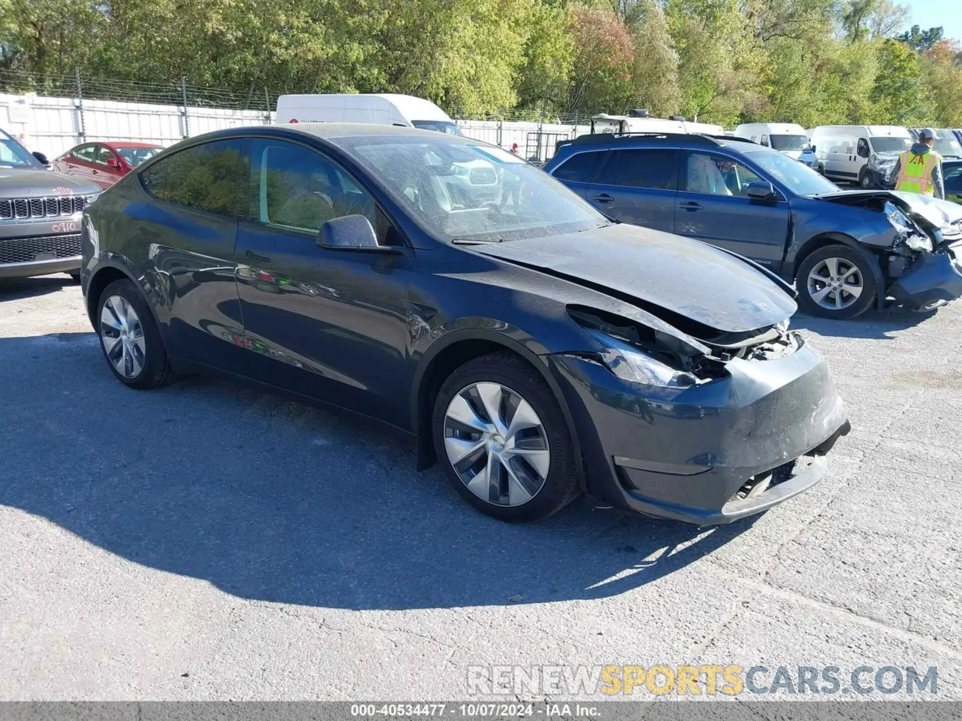1 Photograph of a damaged car 7SAYGDEE6RF088130 TESLA MODEL Y 2024