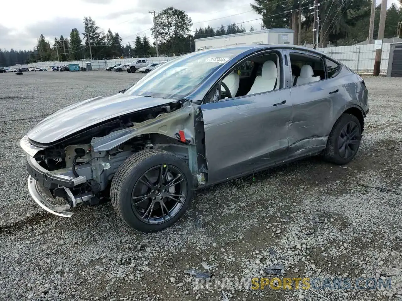 1 Photograph of a damaged car 7SAYGDEE6RF104018 TESLA MODEL Y 2024