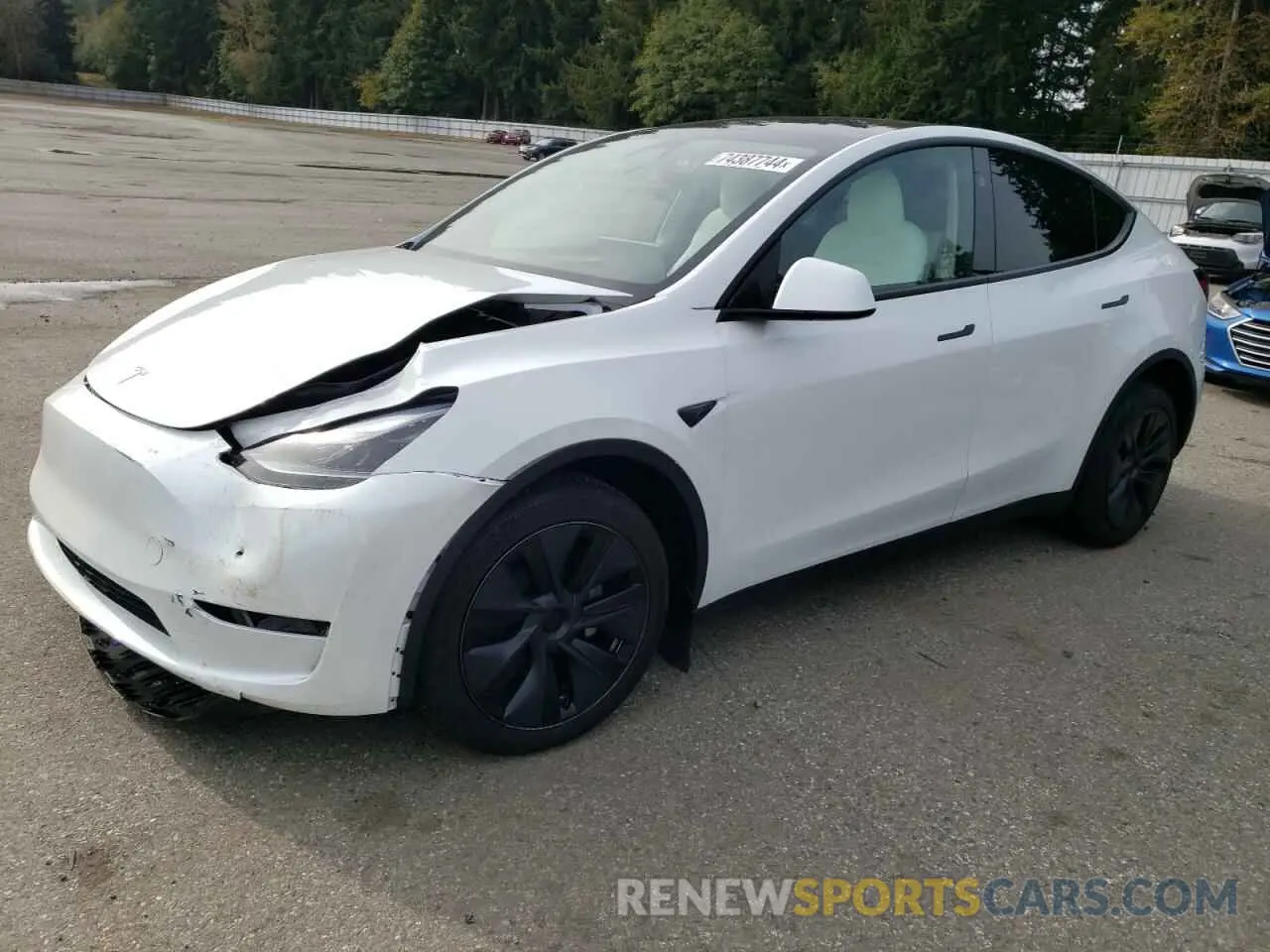 1 Photograph of a damaged car 7SAYGDEE6RF114547 TESLA MODEL Y 2024