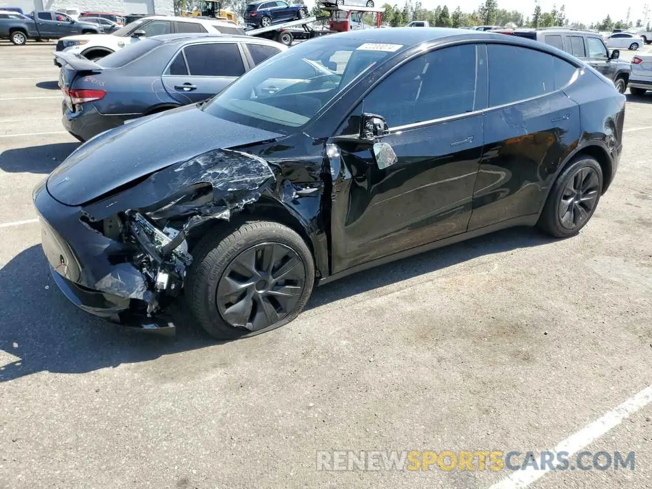 1 Photograph of a damaged car 7SAYGDEE6RF127752 TESLA MODEL Y 2024
