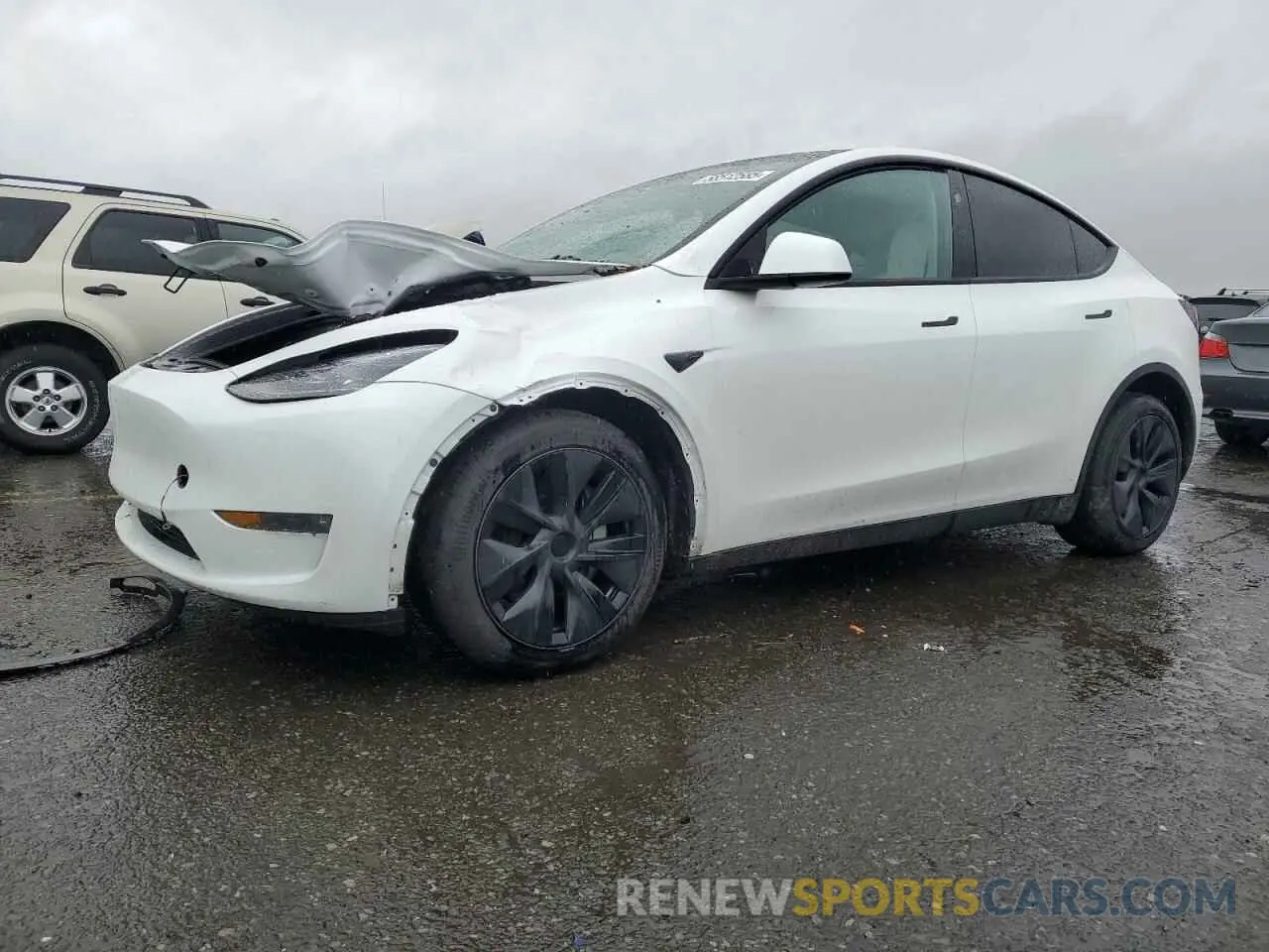 1 Photograph of a damaged car 7SAYGDEE6RF162372 TESLA MODEL Y 2024