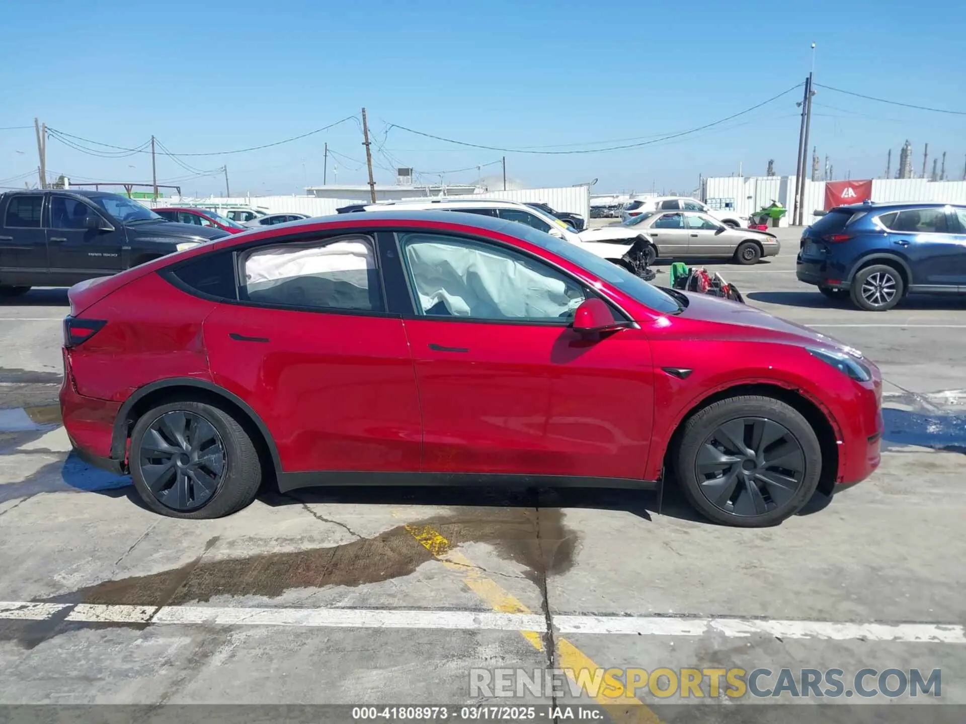 13 Photograph of a damaged car 7SAYGDEE6RF190947 TESLA MODEL Y 2024