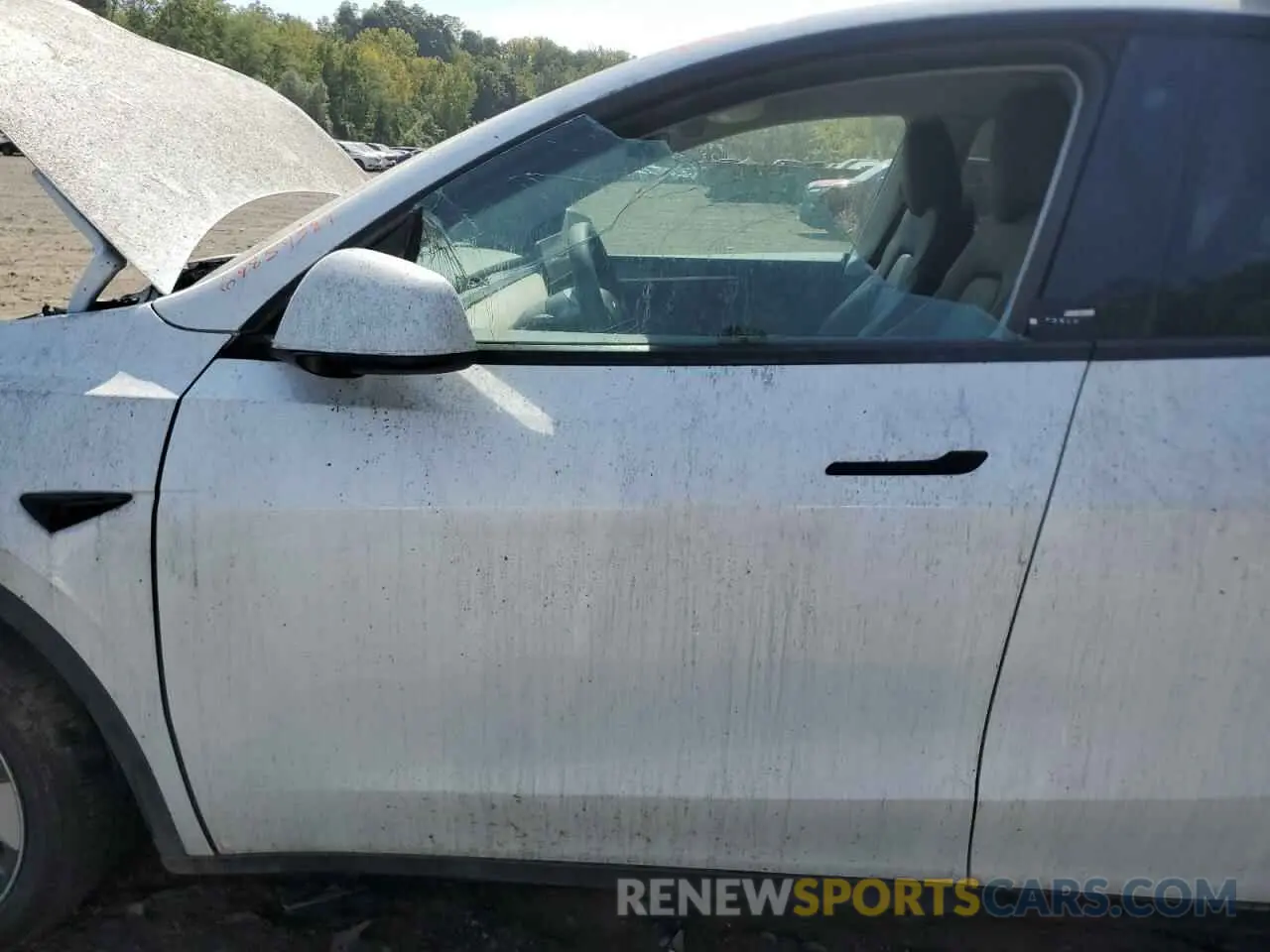7 Photograph of a damaged car 7SAYGDEE7PF785495 TESLA MODEL Y 2024