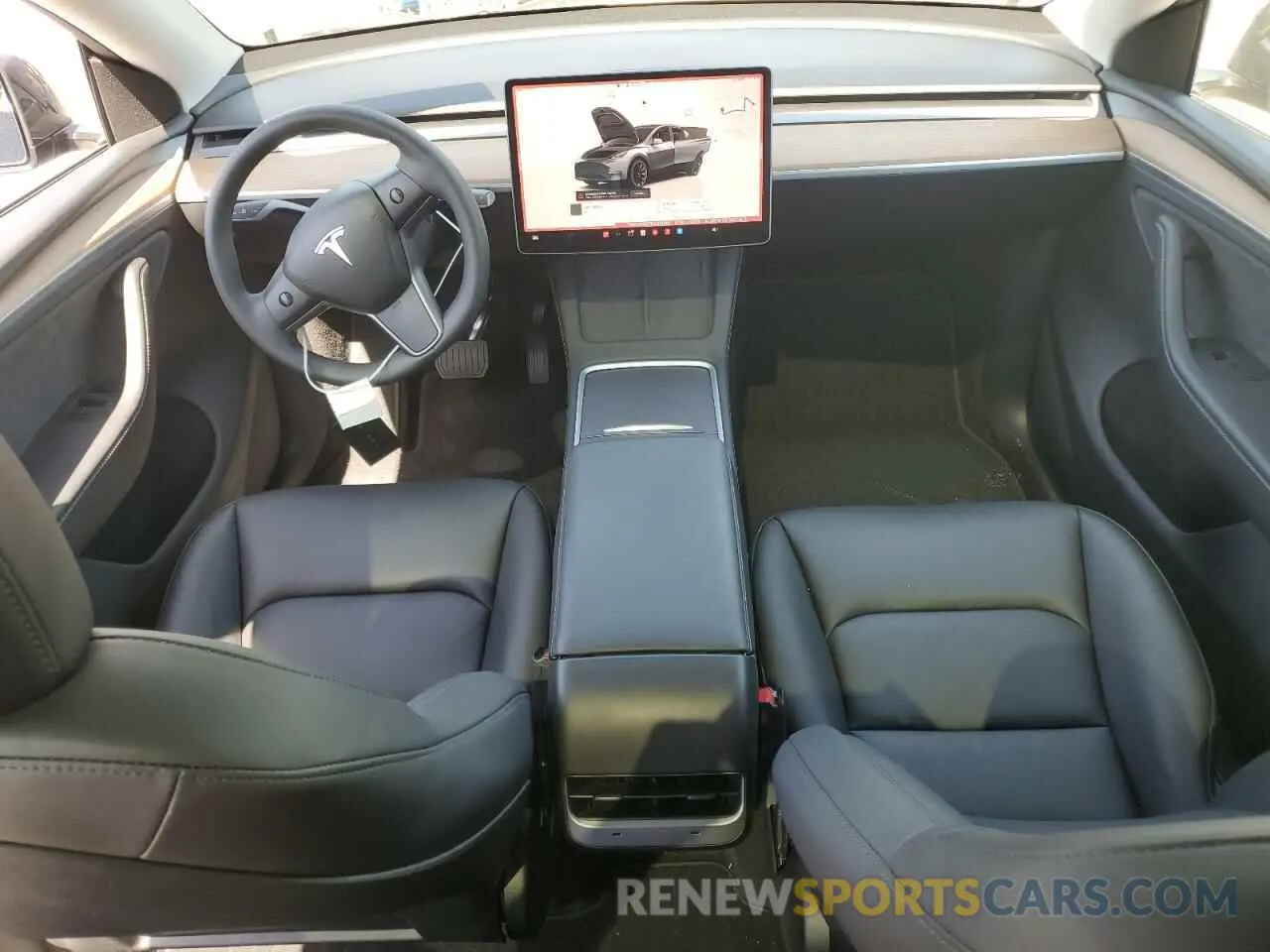 8 Photograph of a damaged car 7SAYGDEE7RA216985 TESLA MODEL Y 2024