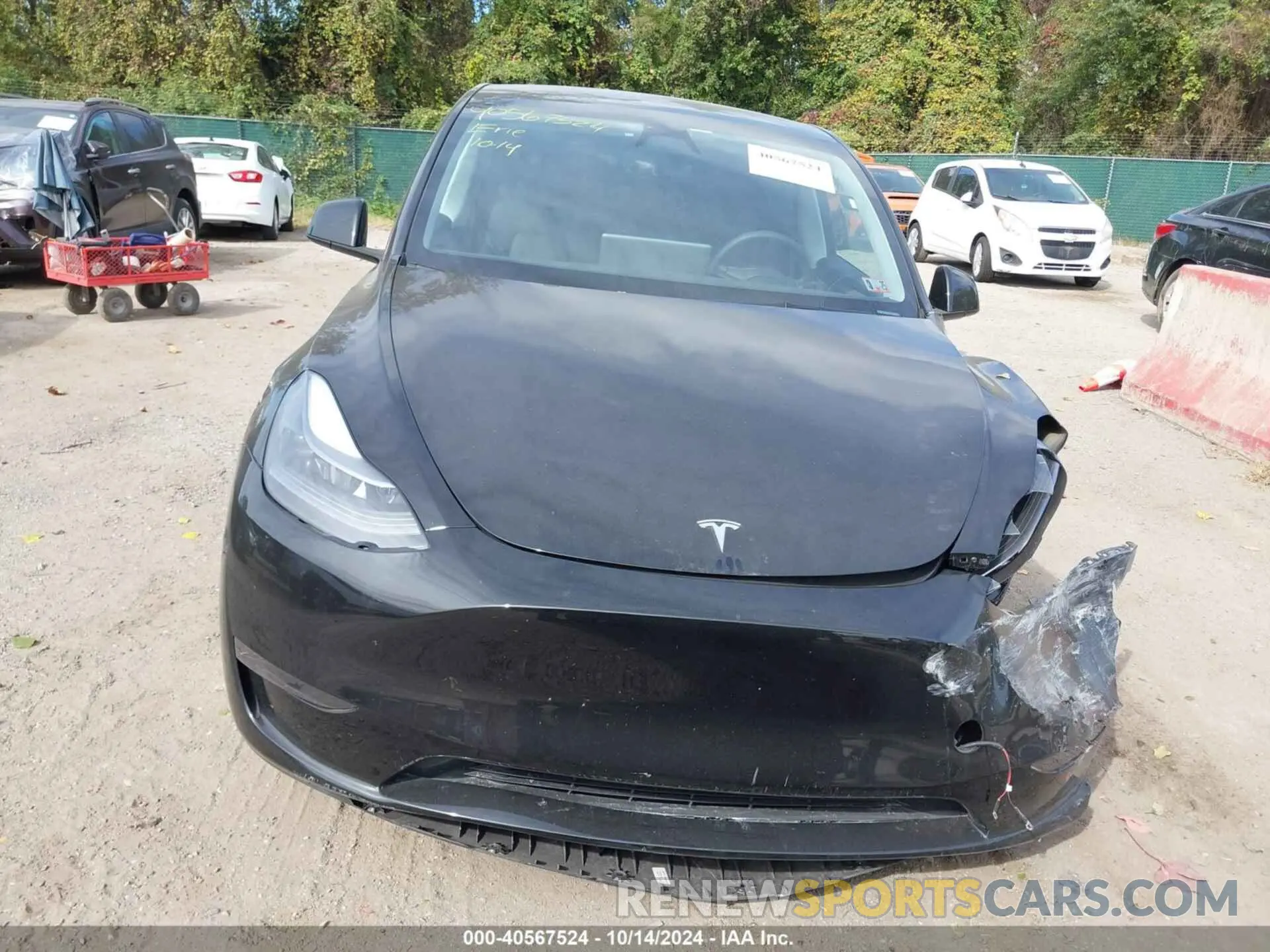 13 Photograph of a damaged car 7SAYGDEE7RA235097 TESLA MODEL Y 2024