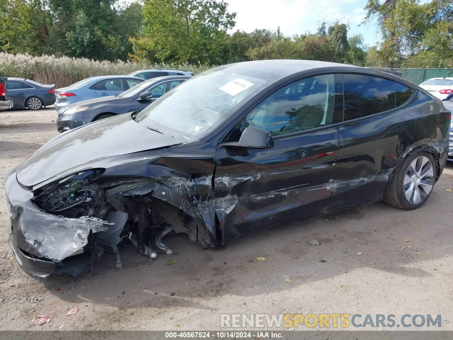 6 Photograph of a damaged car 7SAYGDEE7RA235097 TESLA MODEL Y 2024
