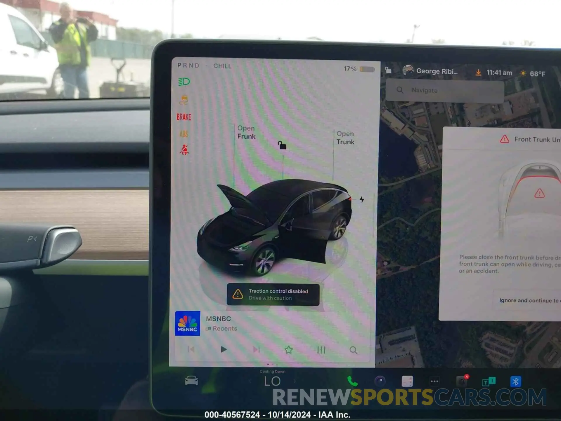 7 Photograph of a damaged car 7SAYGDEE7RA235097 TESLA MODEL Y 2024