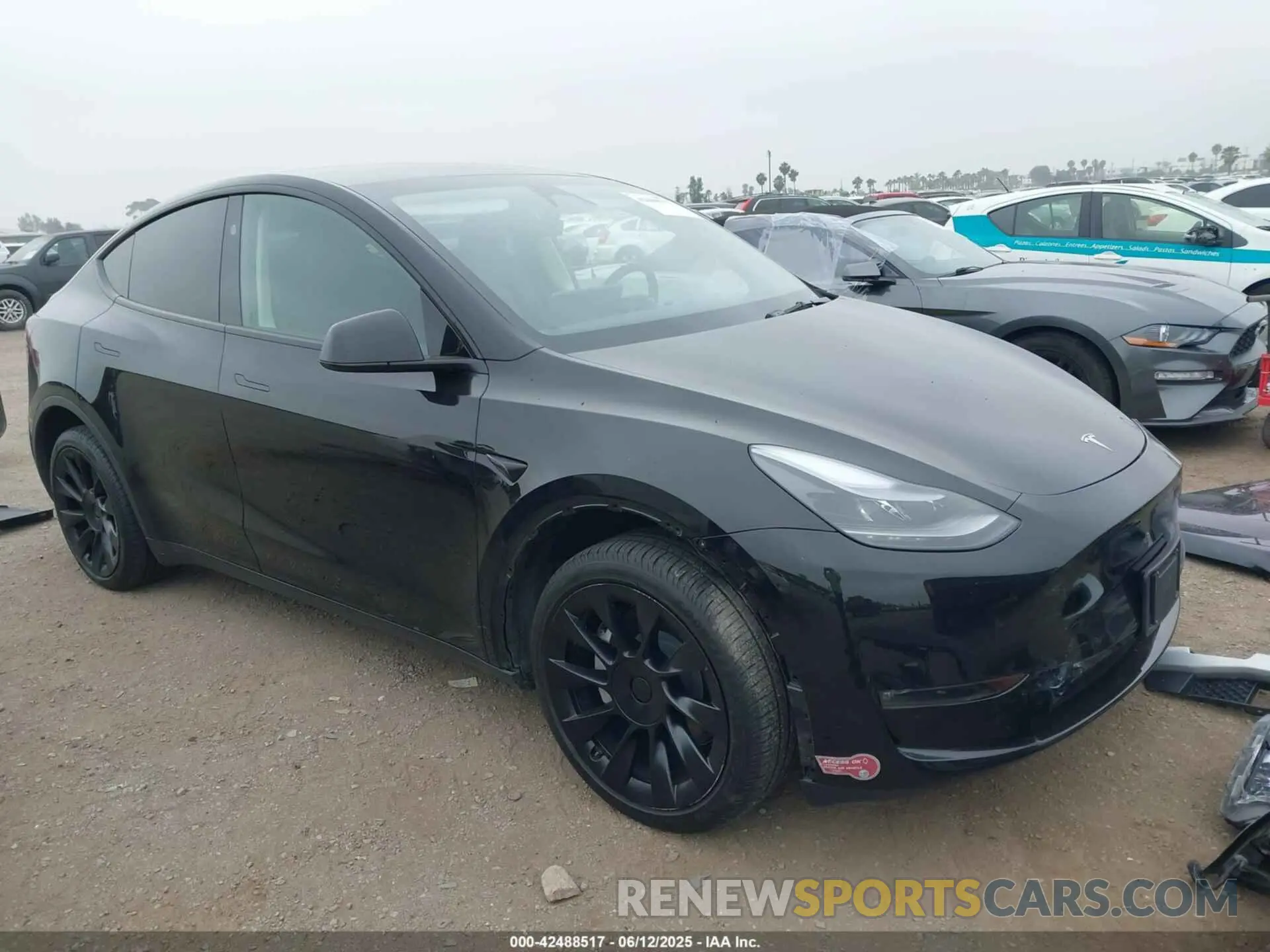1 Photograph of a damaged car 7SAYGDEE7RA236864 TESLA MODEL Y 2024
