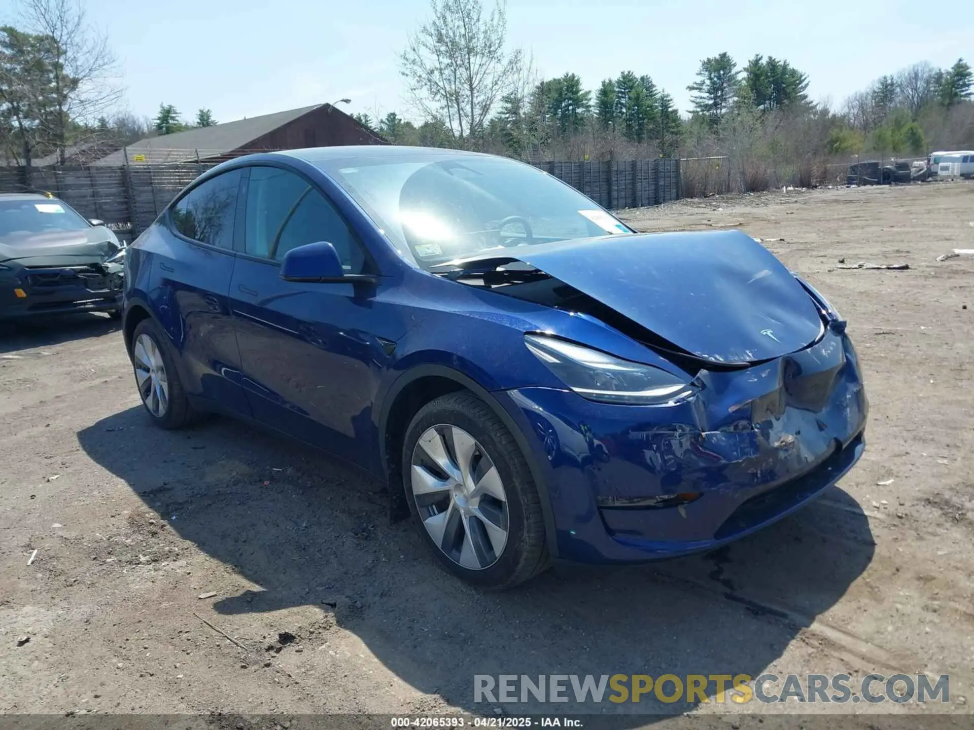 1 Photograph of a damaged car 7SAYGDEE7RA240977 TESLA MODEL Y 2024