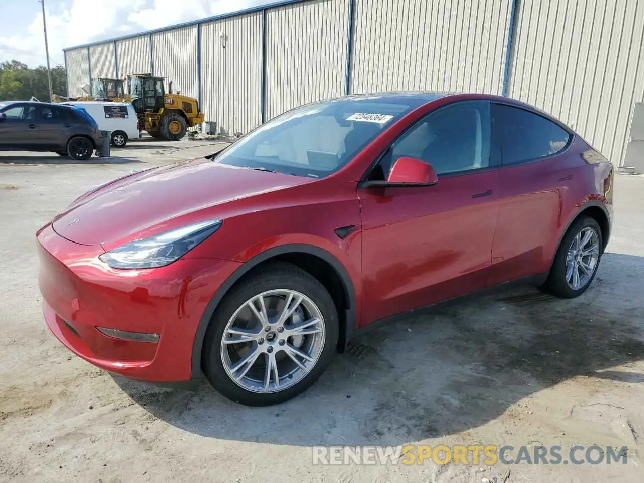 1 Photograph of a damaged car 7SAYGDEE7RA255513 TESLA MODEL Y 2024