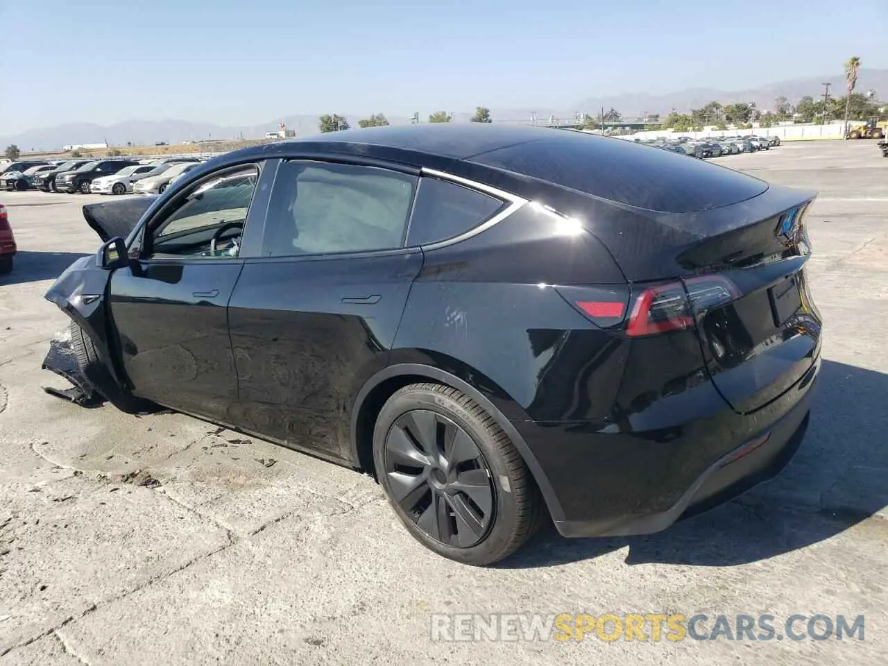 2 Photograph of a damaged car 7SAYGDEE7RA305455 TESLA MODEL Y 2024
