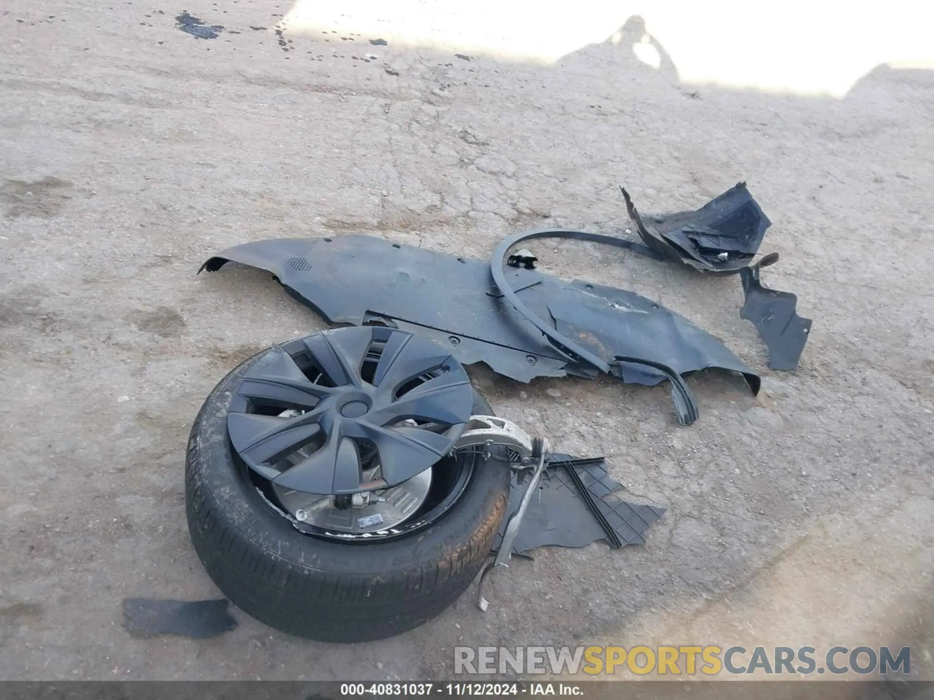 12 Photograph of a damaged car 7SAYGDEE7RA323941 TESLA MODEL Y 2024