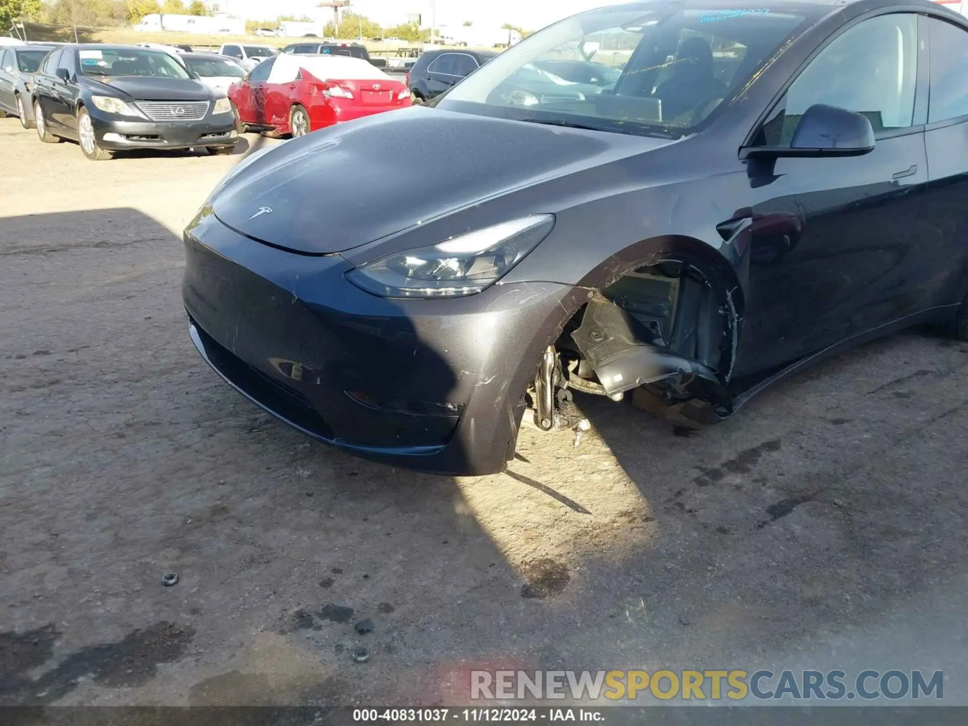 6 Photograph of a damaged car 7SAYGDEE7RA323941 TESLA MODEL Y 2024