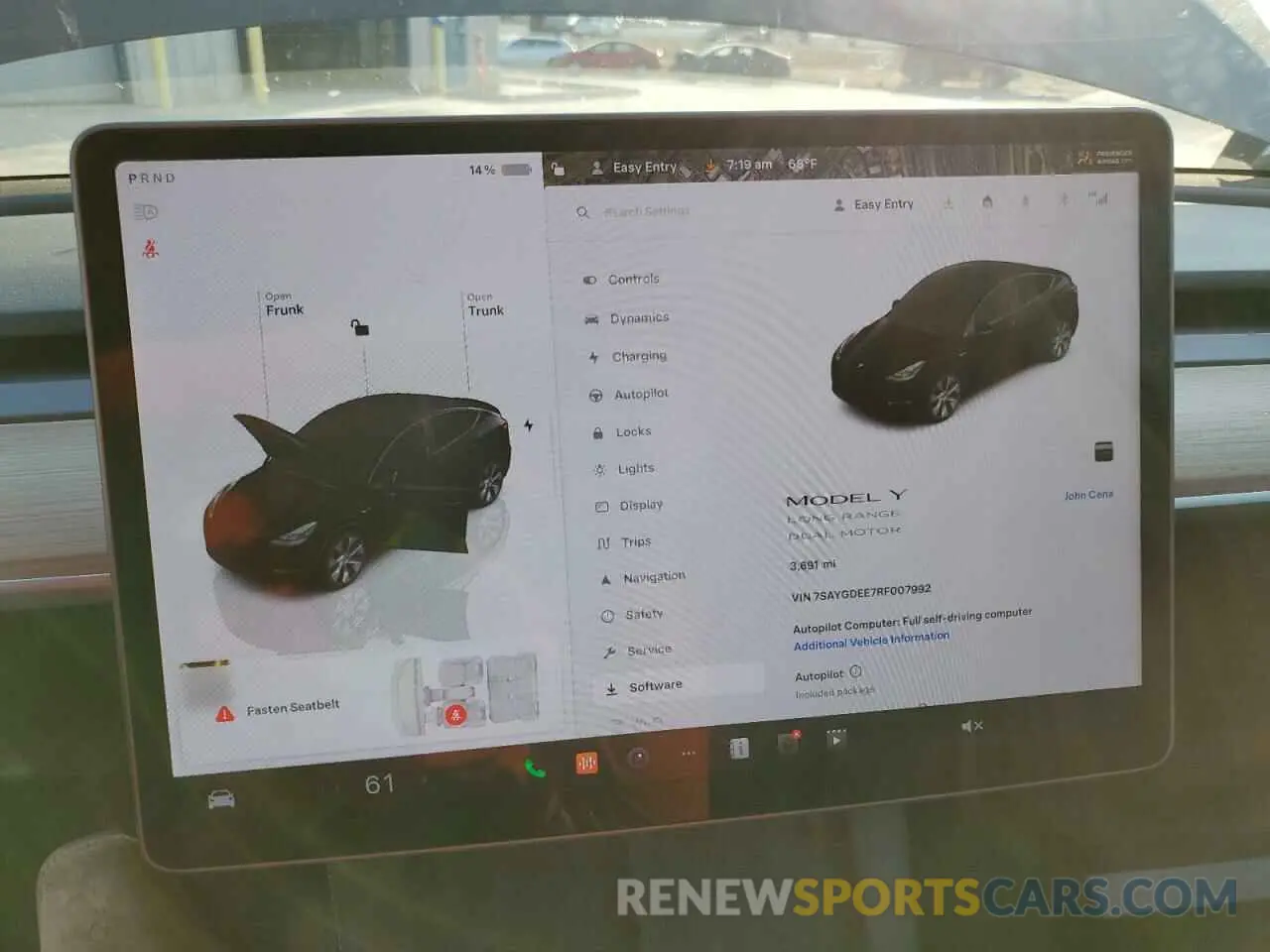 9 Photograph of a damaged car 7SAYGDEE7RF007992 TESLA MODEL Y 2024