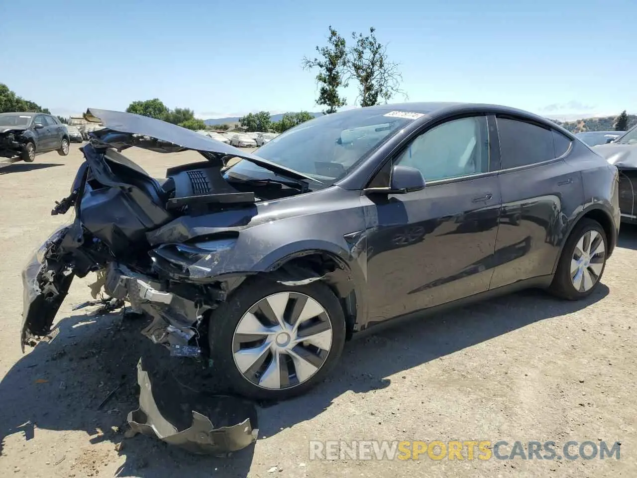 1 Photograph of a damaged car 7SAYGDEE7RF069926 TESLA MODEL Y 2024