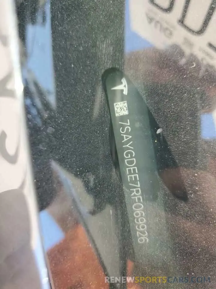 12 Photograph of a damaged car 7SAYGDEE7RF069926 TESLA MODEL Y 2024