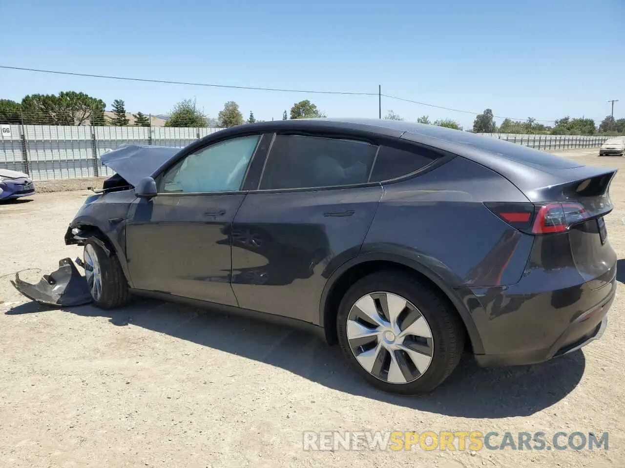 2 Photograph of a damaged car 7SAYGDEE7RF069926 TESLA MODEL Y 2024