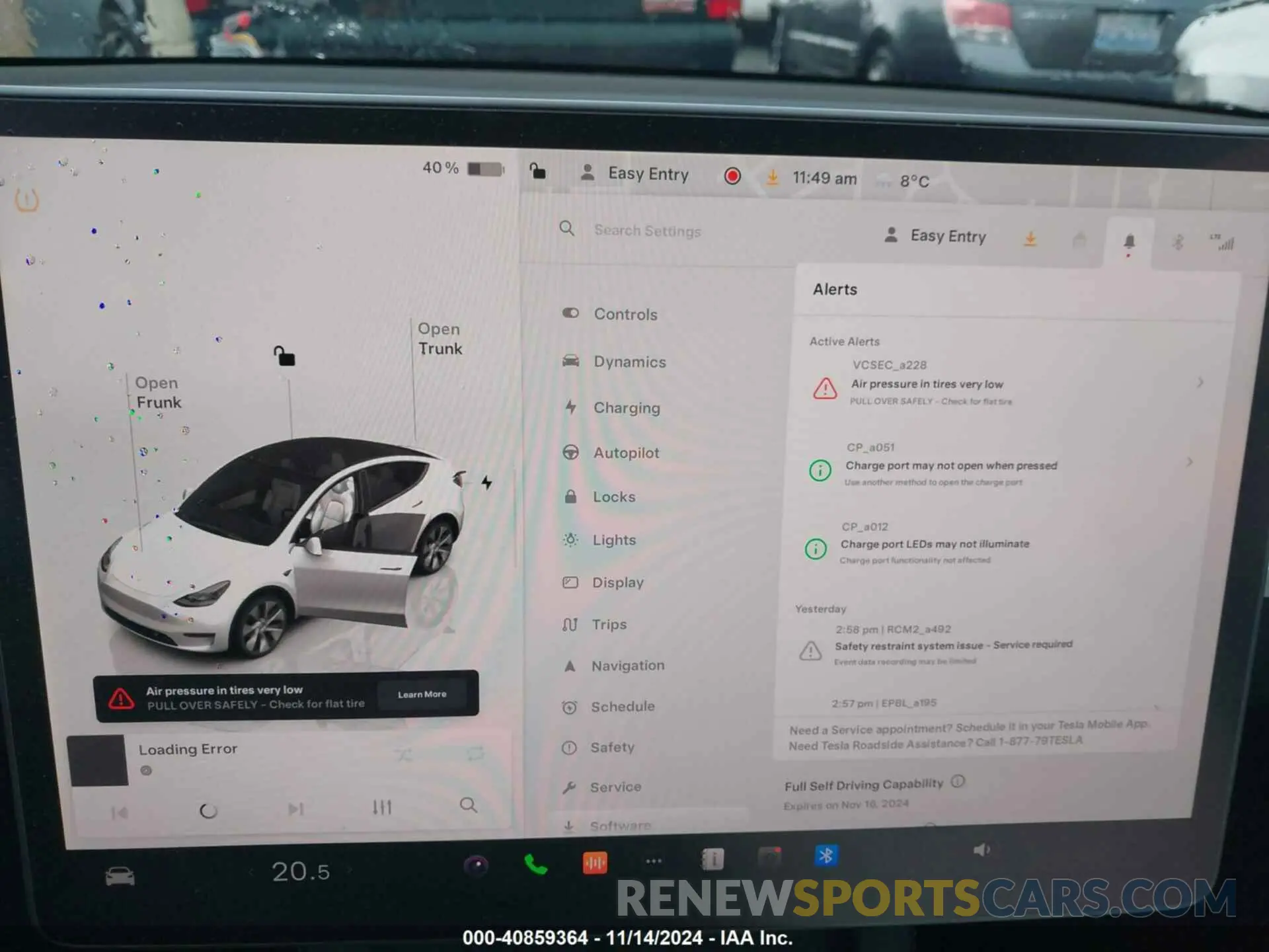 19 Photograph of a damaged car 7SAYGDEE7RF083700 TESLA MODEL Y 2024
