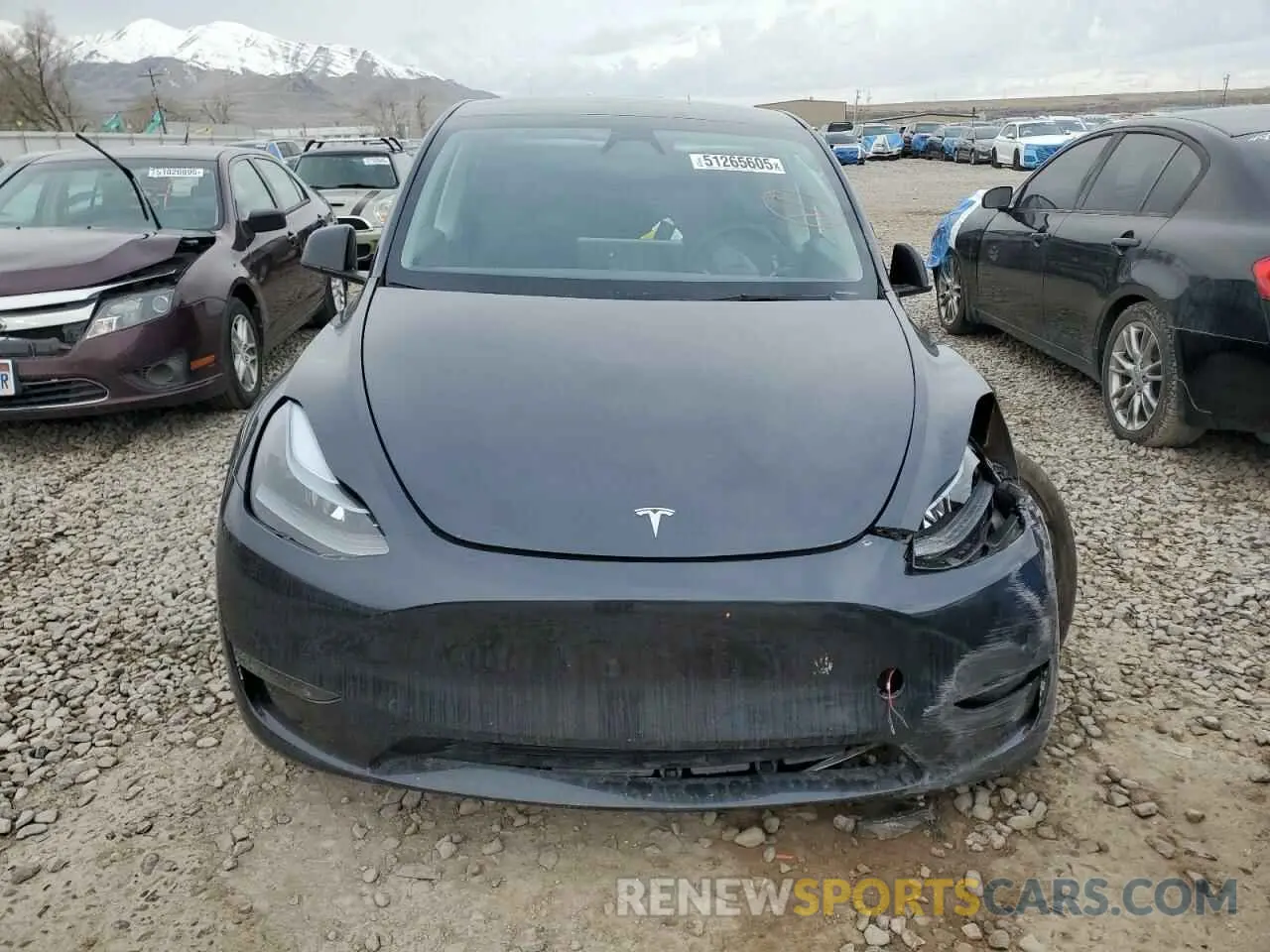 5 Photograph of a damaged car 7SAYGDEE7RF158721 TESLA MODEL Y 2024