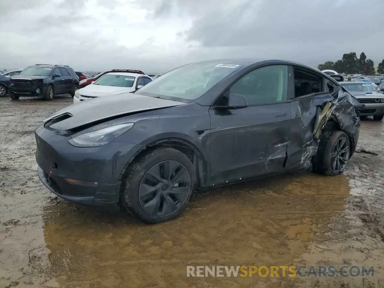 1 Photograph of a damaged car 7SAYGDEE7RF179424 TESLA MODEL Y 2024