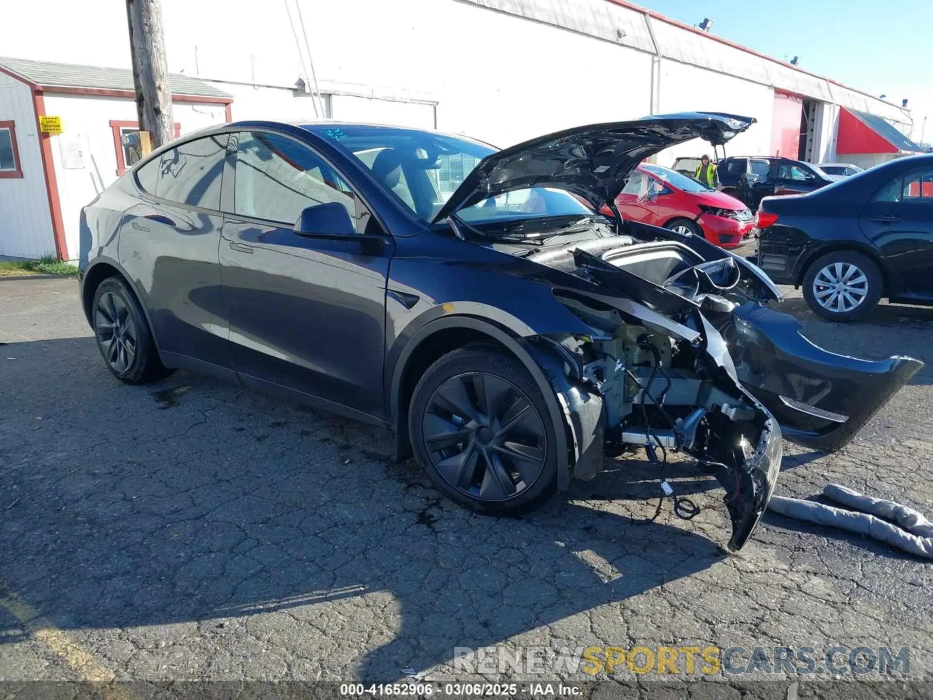 1 Photograph of a damaged car 7SAYGDEE7RF192920 TESLA MODEL Y 2024