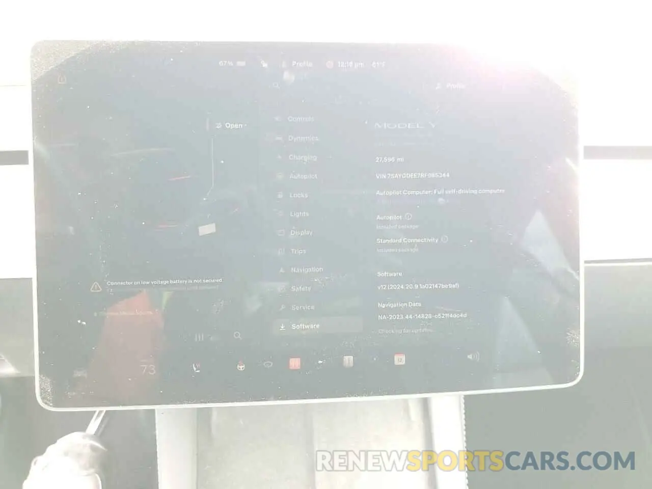 9 Photograph of a damaged car 7SAYGDEE7RF985344 TESLA MODEL Y 2024