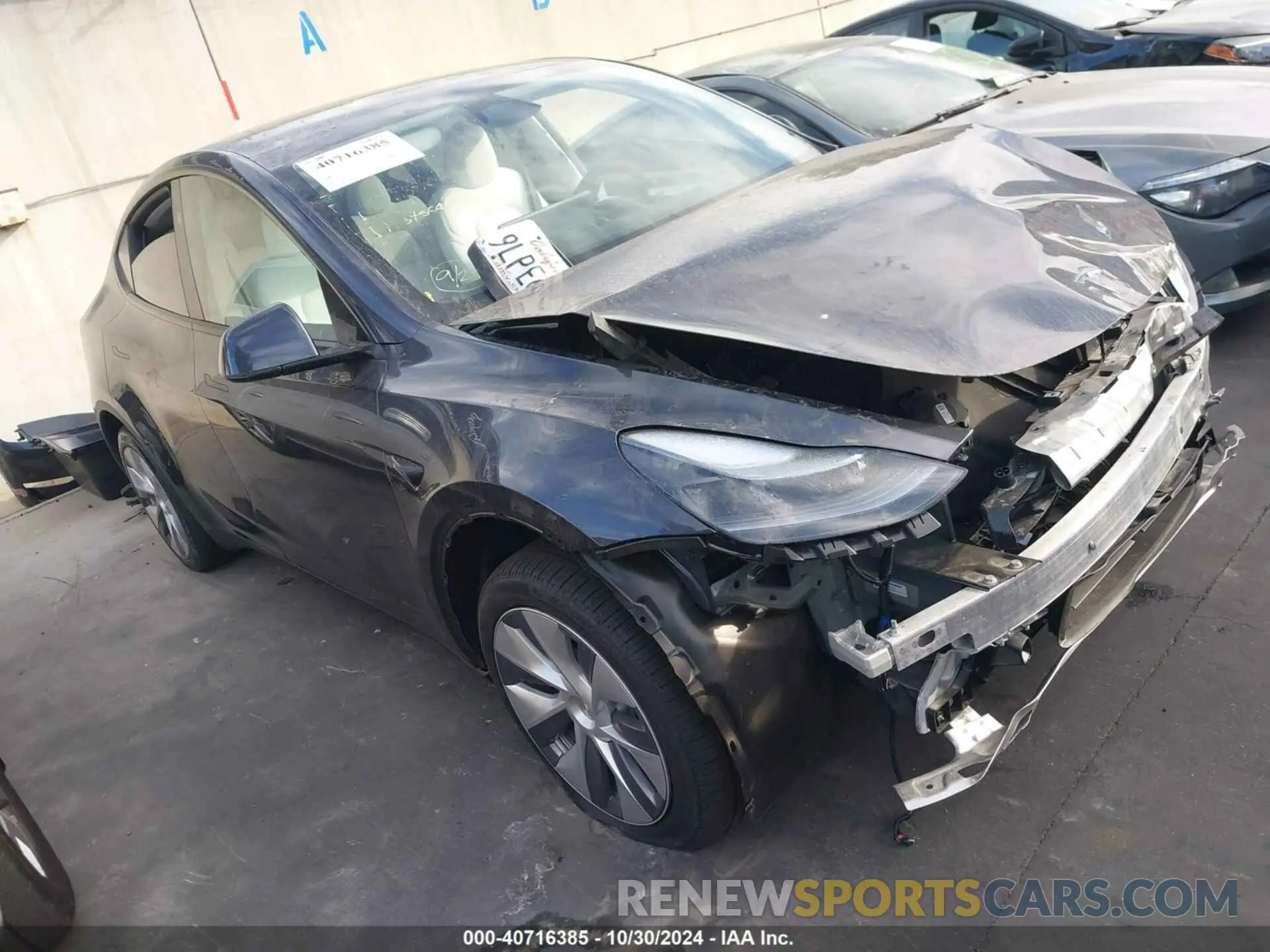 1 Photograph of a damaged car 7SAYGDEE8RA231477 TESLA MODEL Y 2024