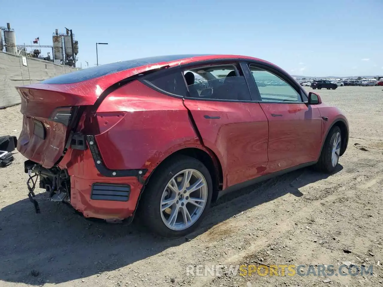 3 Photograph of a damaged car 7SAYGDEE8RA233147 TESLA MODEL Y 2024