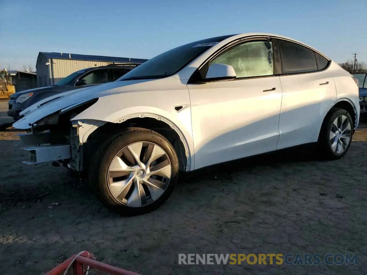 1 Photograph of a damaged car 7SAYGDEE8RA235545 TESLA MODEL Y 2024