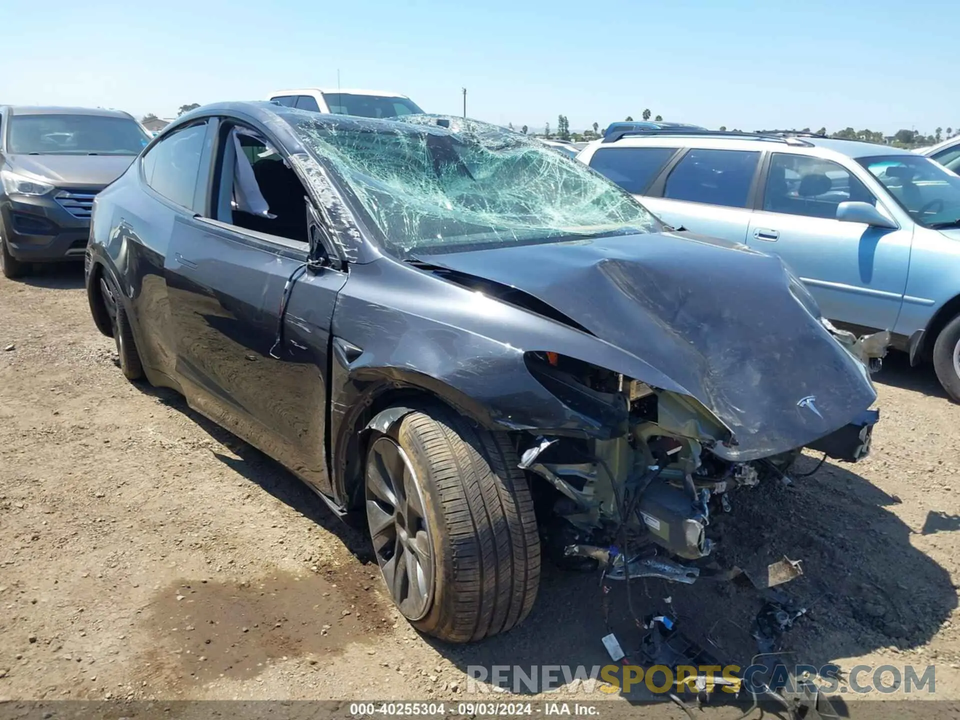 6 Photograph of a damaged car 7SAYGDEE8RA246903 TESLA MODEL Y 2024