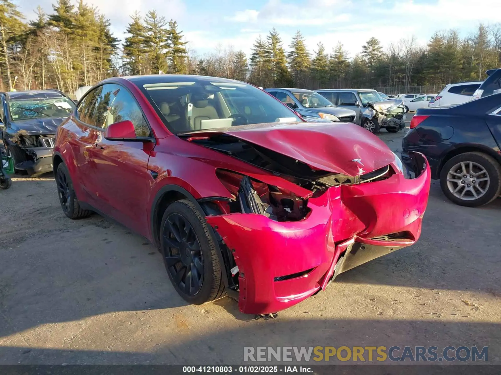 12 Photograph of a damaged car 7SAYGDEE8RA254256 TESLA MODEL Y 2024
