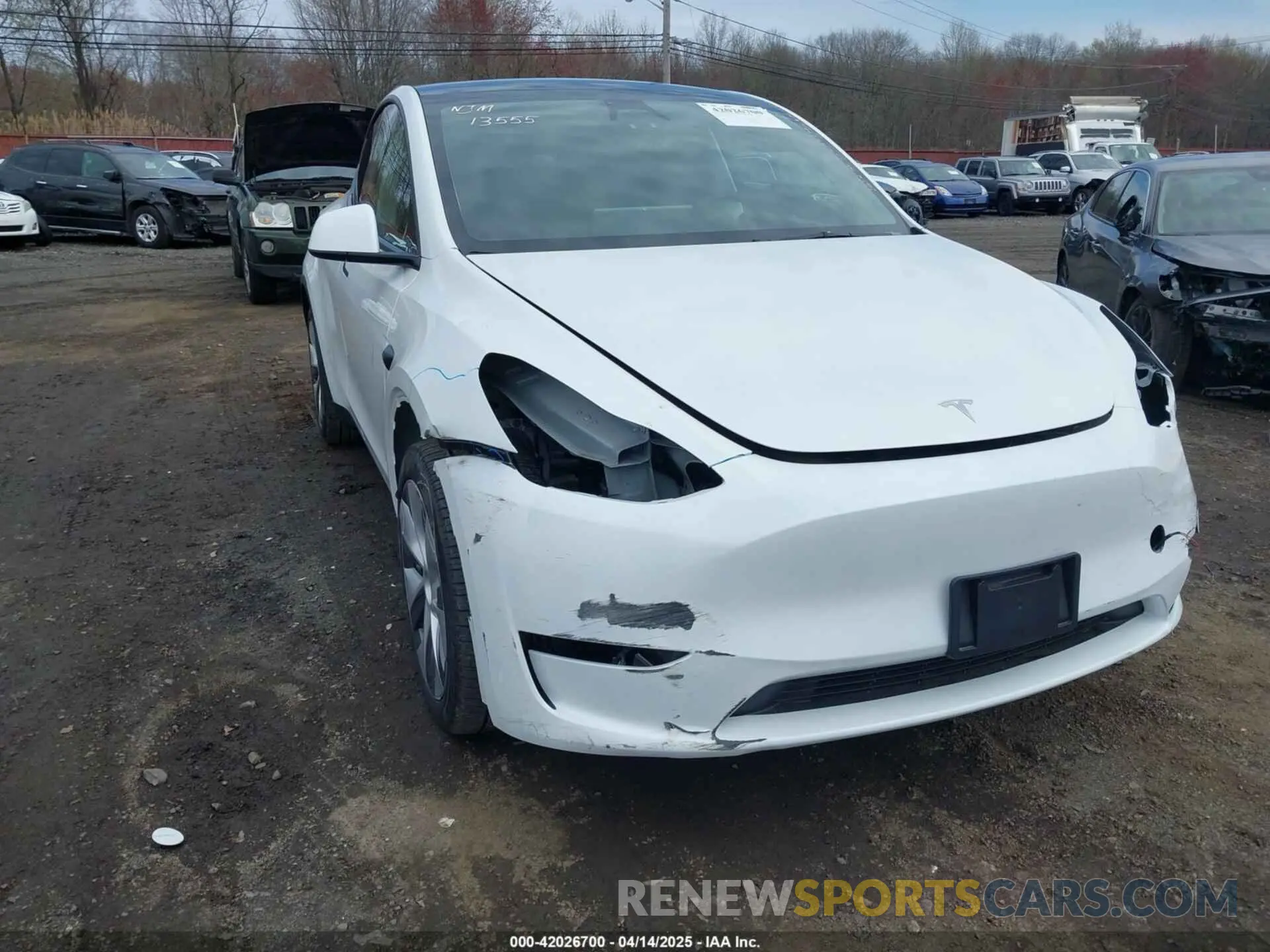 19 Photograph of a damaged car 7SAYGDEE8RA255598 TESLA MODEL Y 2024