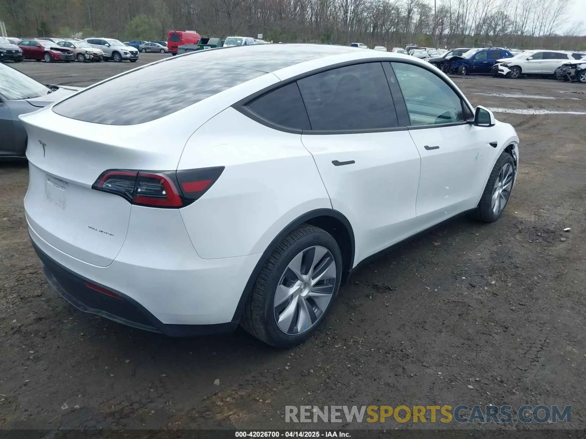 4 Photograph of a damaged car 7SAYGDEE8RA255598 TESLA MODEL Y 2024