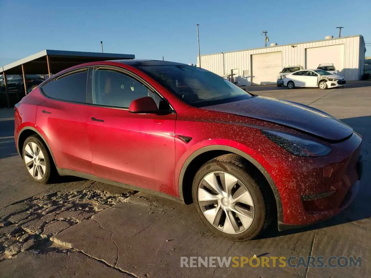 4 Photograph of a damaged car 7SAYGDEE8RA255813 TESLA MODEL Y 2024