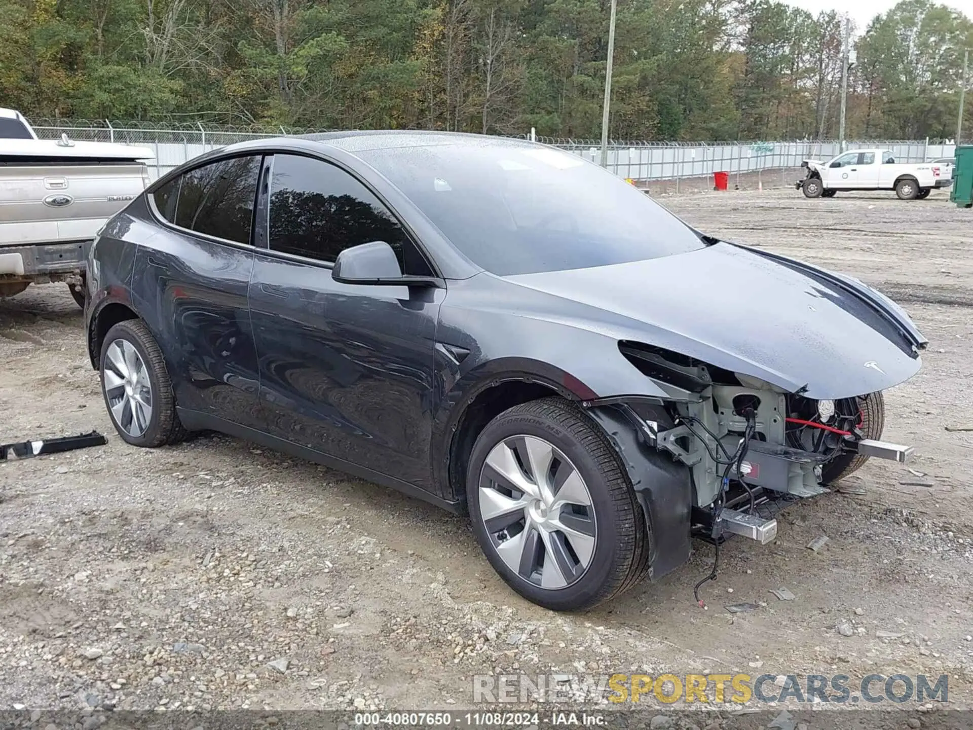 1 Photograph of a damaged car 7SAYGDEE8RA275298 TESLA MODEL Y 2024