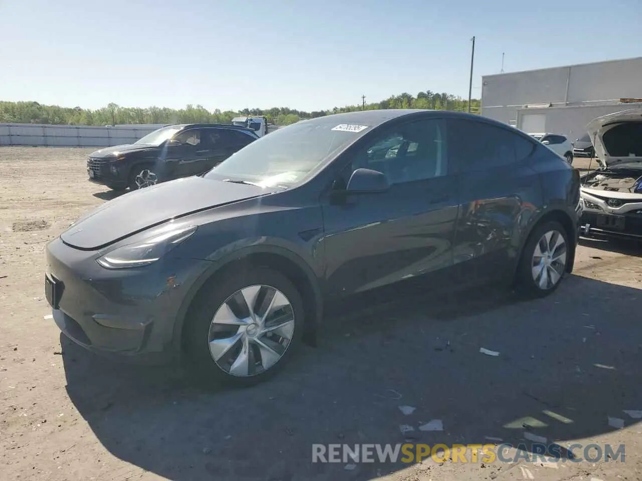 1 Photograph of a damaged car 7SAYGDEE8RA276936 TESLA MODEL Y 2024