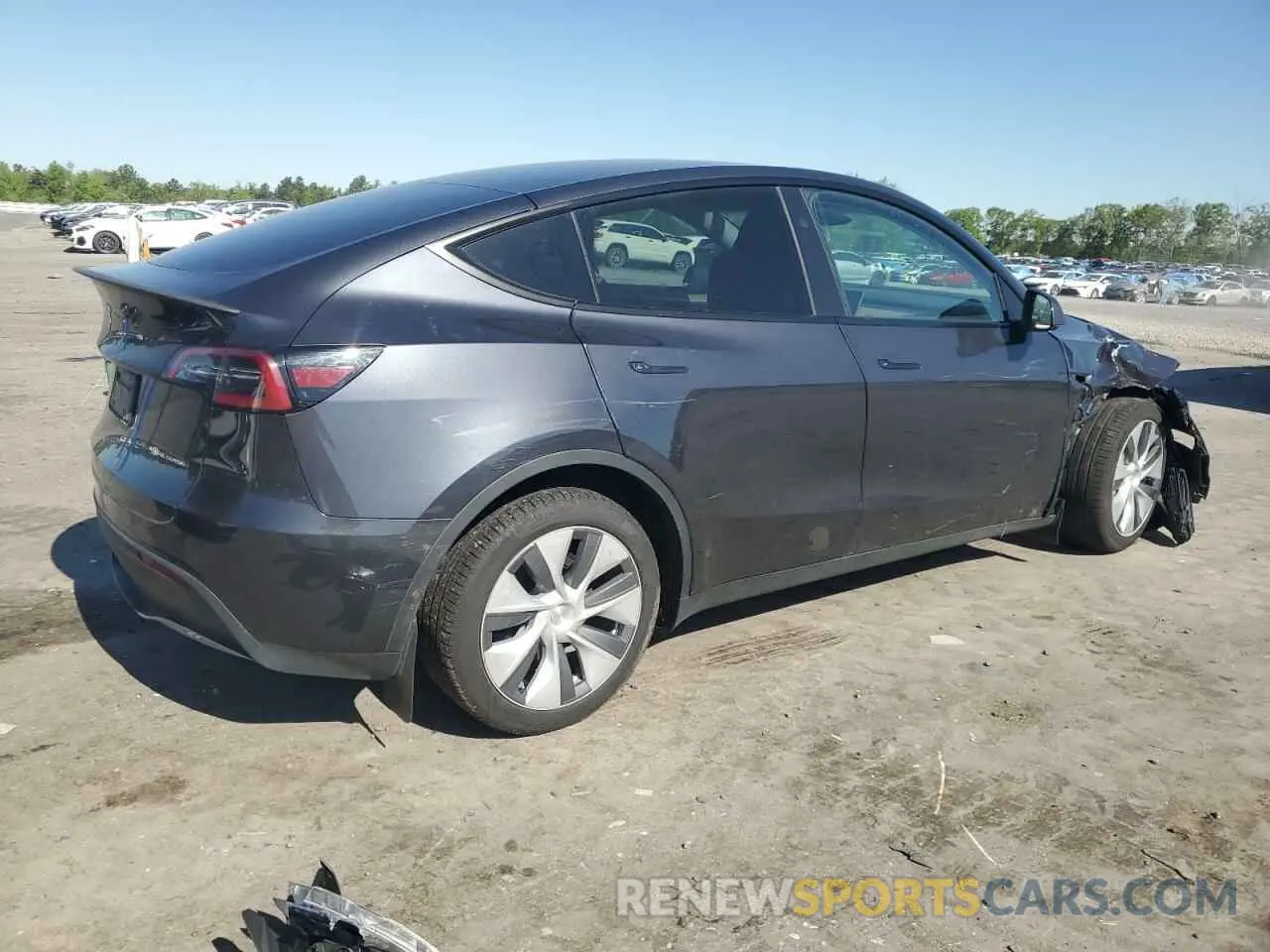 3 Photograph of a damaged car 7SAYGDEE8RA276936 TESLA MODEL Y 2024