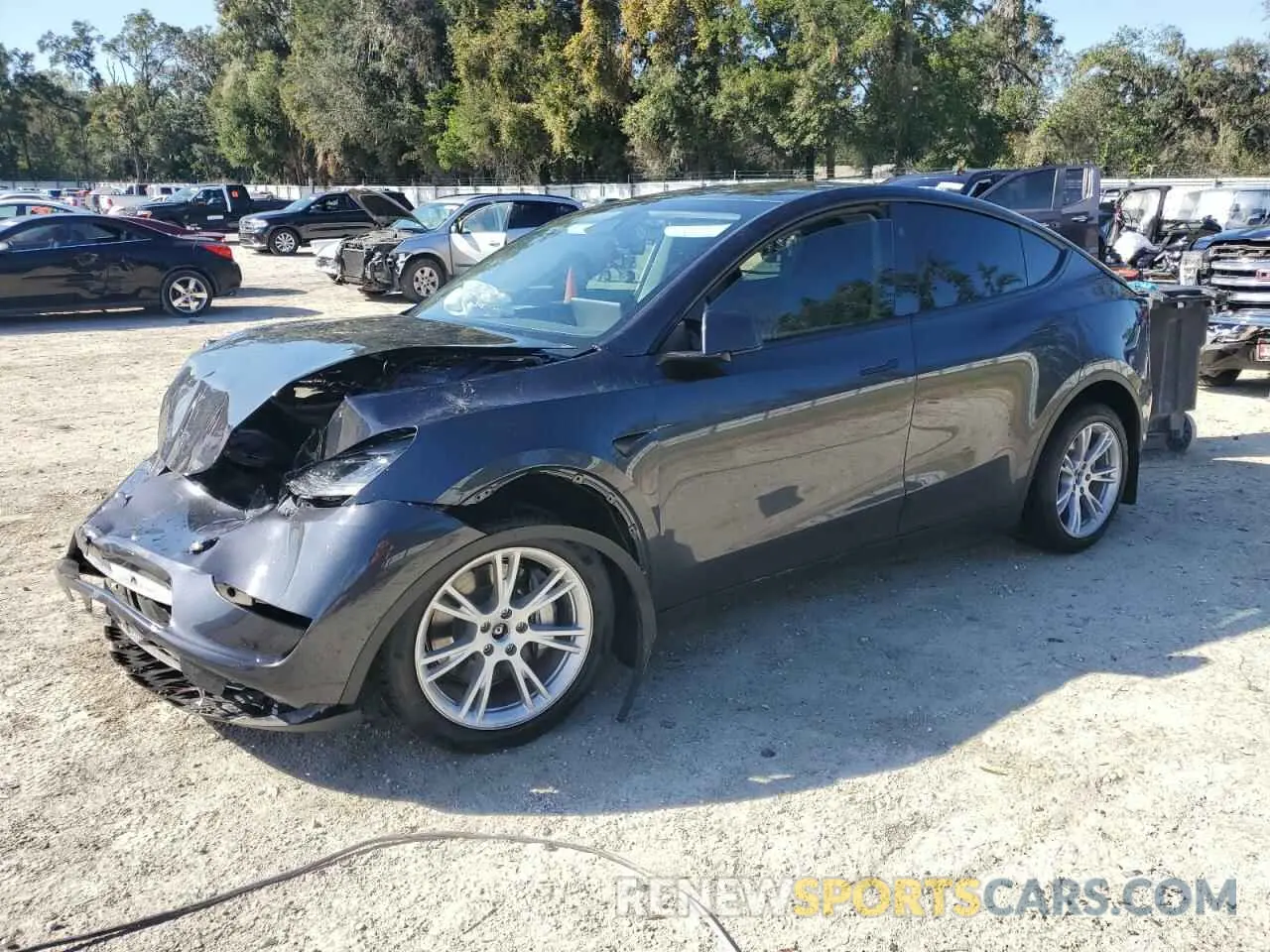 1 Photograph of a damaged car 7SAYGDEE8RA278184 TESLA MODEL Y 2024