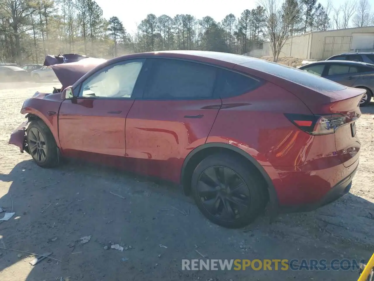 2 Photograph of a damaged car 7SAYGDEE8RA308557 TESLA MODEL Y 2024