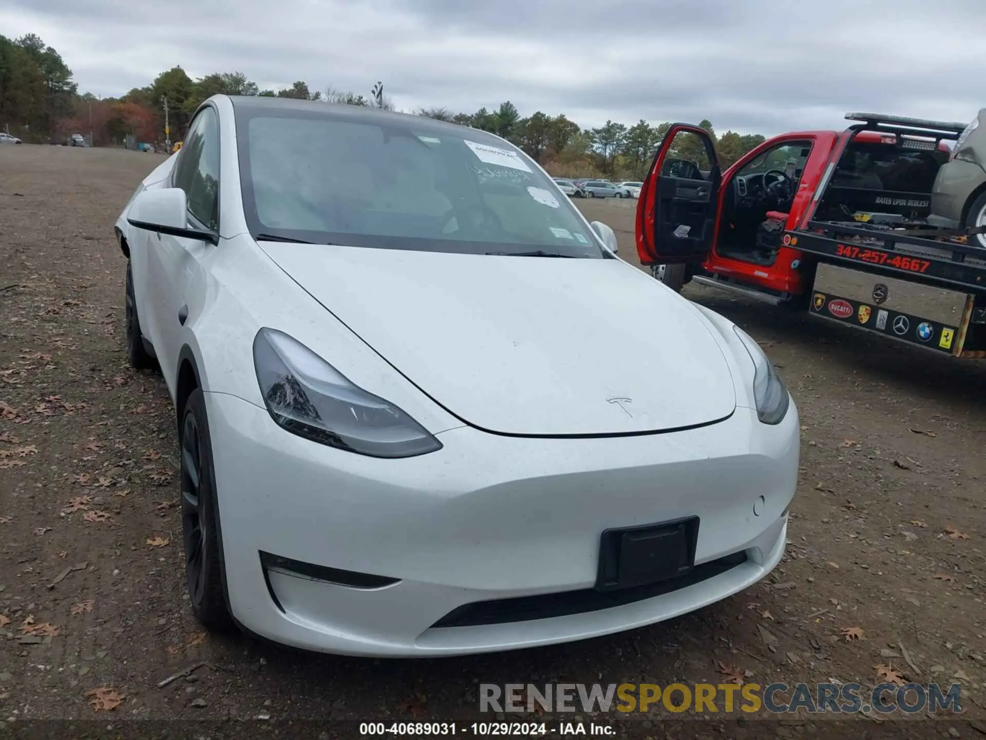 12 Photograph of a damaged car 7SAYGDEE8RF036837 TESLA MODEL Y 2024