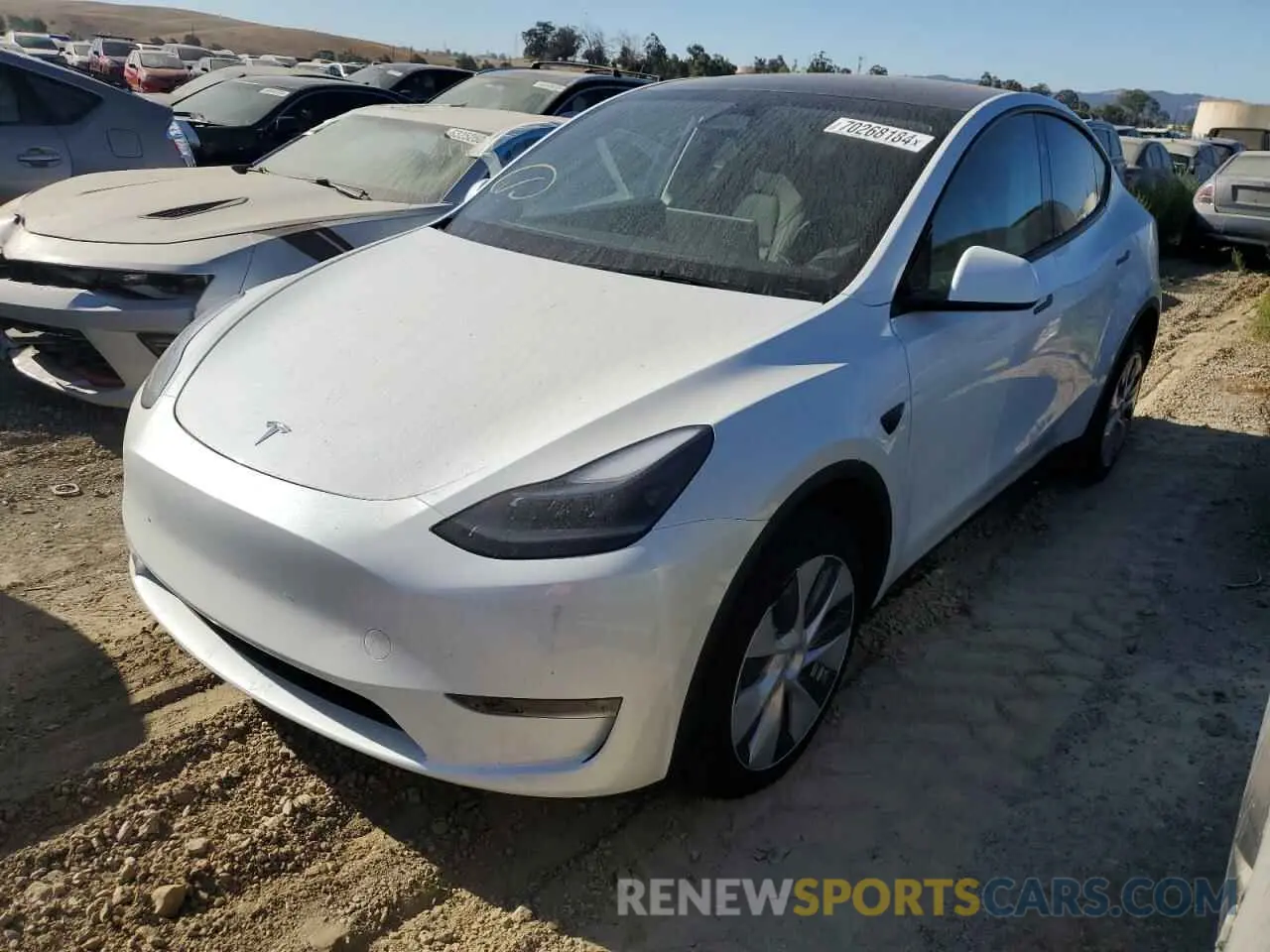1 Photograph of a damaged car 7SAYGDEE8RF076769 TESLA MODEL Y 2024