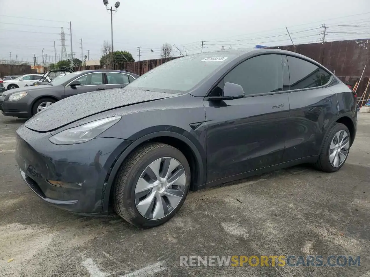 1 Photograph of a damaged car 7SAYGDEE8RF077193 TESLA MODEL Y 2024