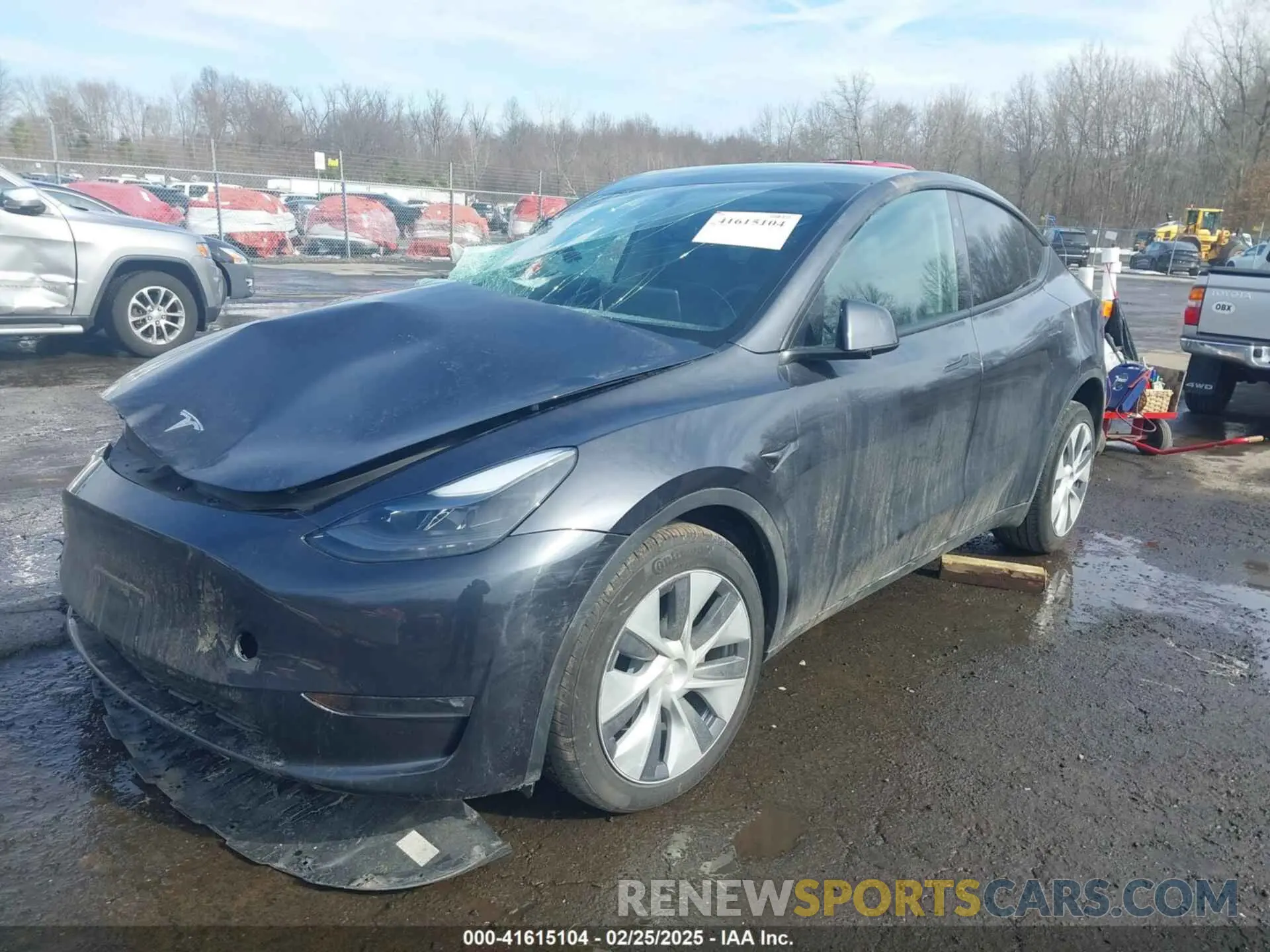 2 Photograph of a damaged car 7SAYGDEE8RF084936 TESLA MODEL Y 2024