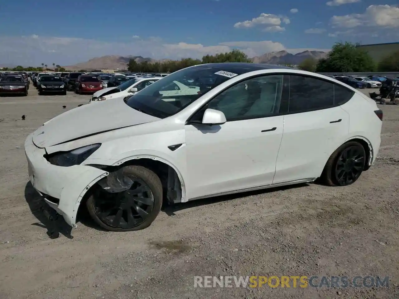 1 Photograph of a damaged car 7SAYGDEE8RF125968 TESLA MODEL Y 2024