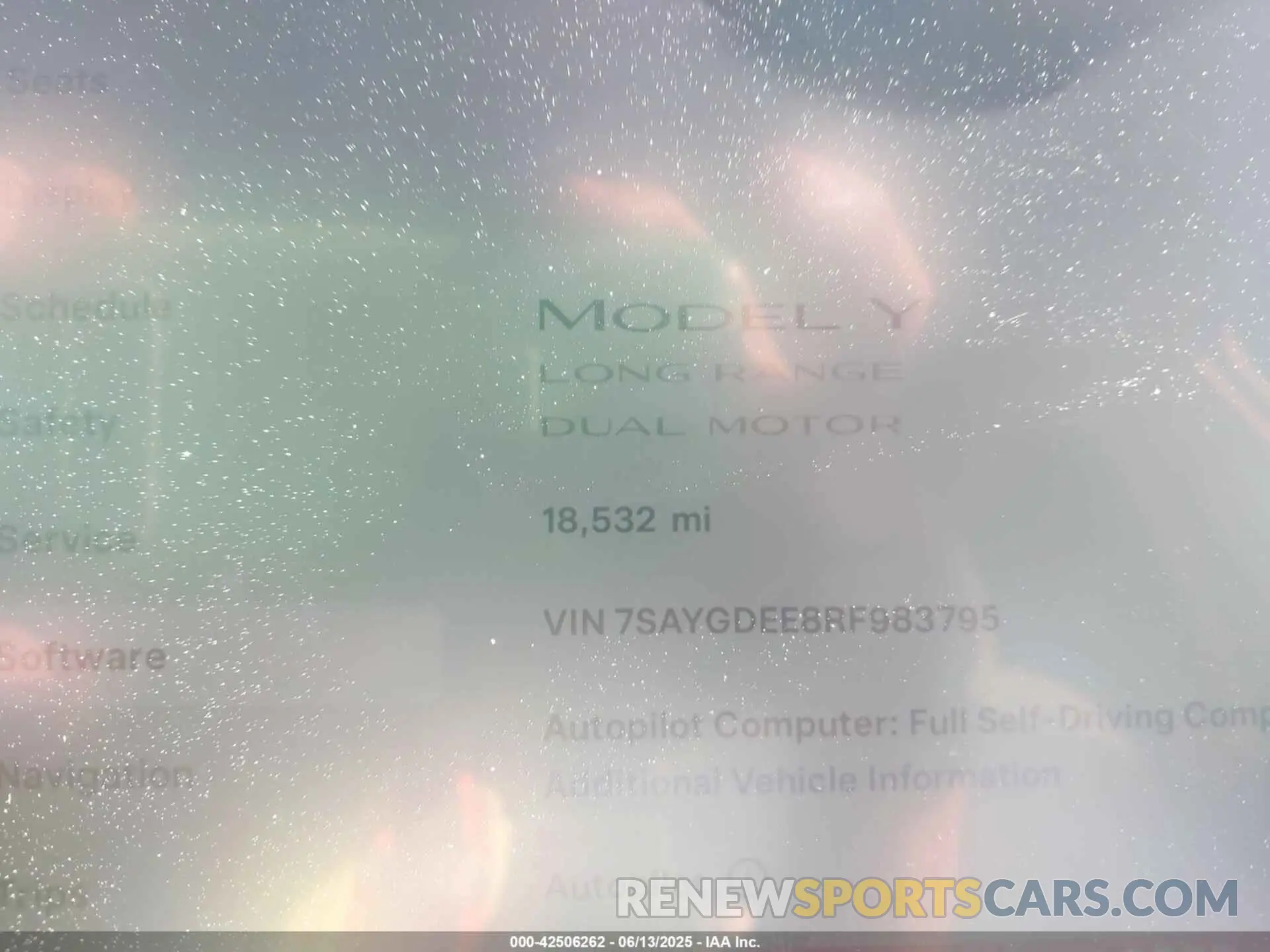 7 Photograph of a damaged car 7SAYGDEE8RF983795 TESLA MODEL Y 2024