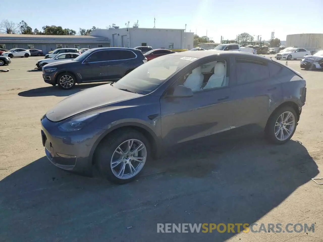 1 Photograph of a damaged car 7SAYGDEE9RA215563 TESLA MODEL Y 2024