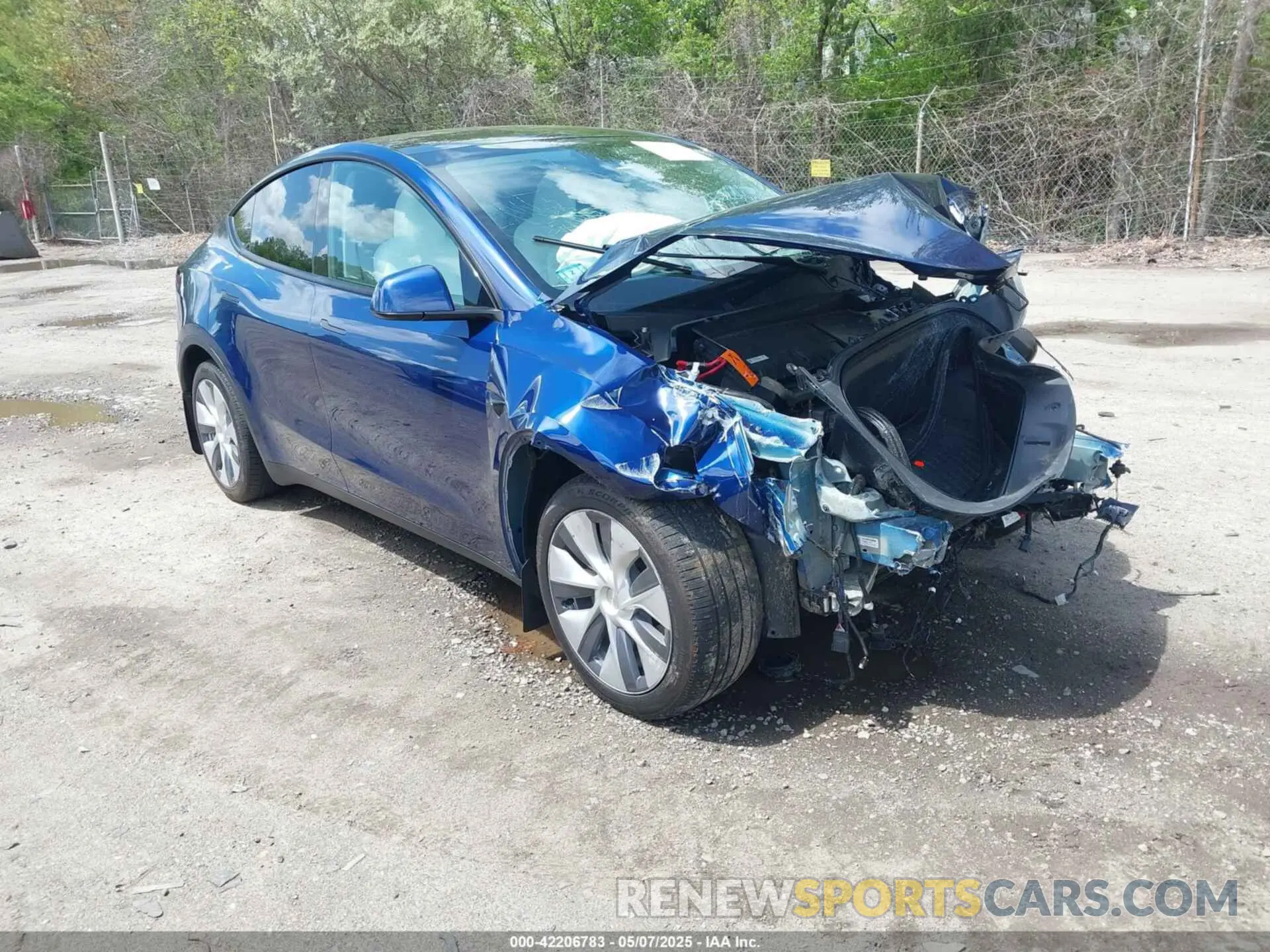 1 Photograph of a damaged car 7SAYGDEE9RA219631 TESLA MODEL Y 2024