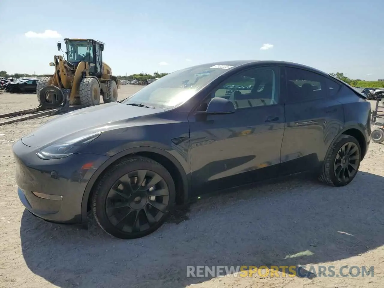 1 Photograph of a damaged car 7SAYGDEE9RA222416 TESLA MODEL Y 2024